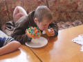 Но больше всего удовольствия ребята получили от участия в мастер-классе - "Праздничное печенье".